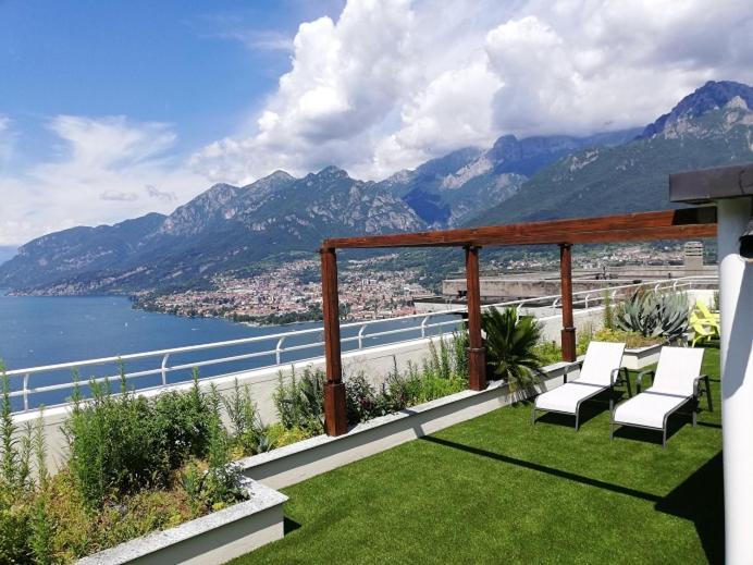 Attico With Big Terrace In Residence With Pool Valbrona Zewnętrze zdjęcie