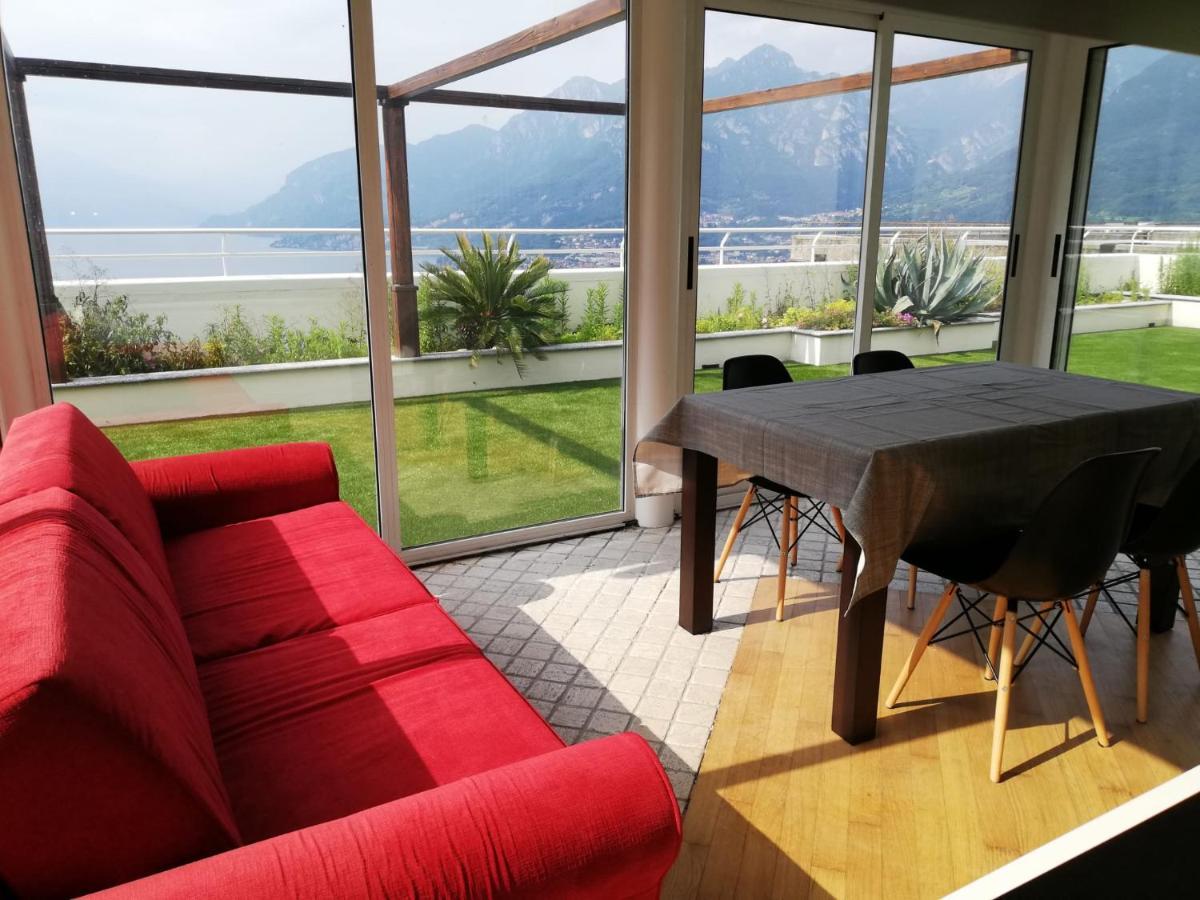 Attico With Big Terrace In Residence With Pool Valbrona Zewnętrze zdjęcie