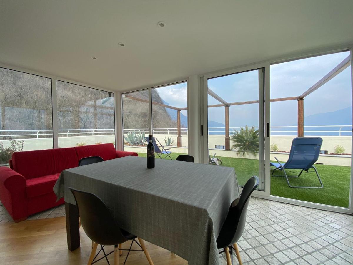 Attico With Big Terrace In Residence With Pool Valbrona Zewnętrze zdjęcie
