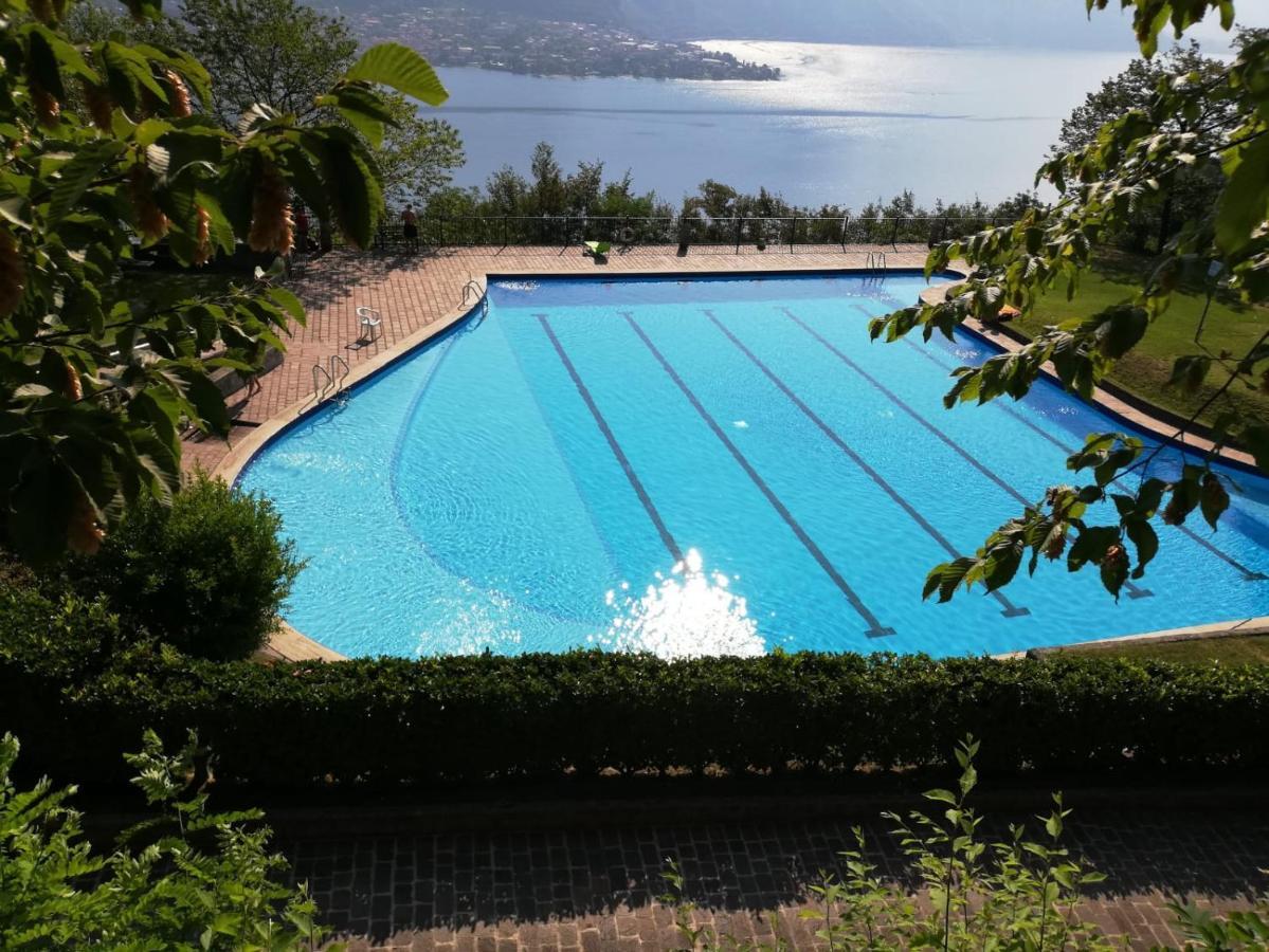 Attico With Big Terrace In Residence With Pool Valbrona Zewnętrze zdjęcie