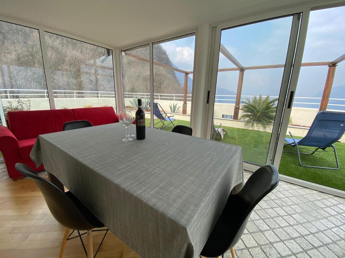 Attico With Big Terrace In Residence With Pool Valbrona Zewnętrze zdjęcie